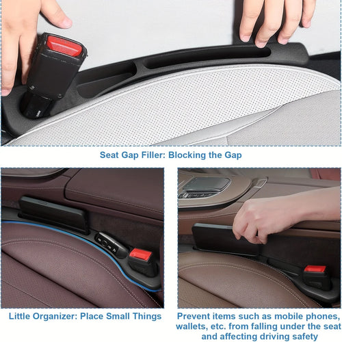 2-Pack Car Seat Gap Filler & Organizer